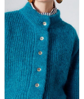 CARDIGAN LEANDRA TEAL MELANGE Par le système avancé 