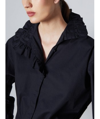 CHEMISE EZRA BLACK POPELIN acheter en ligne