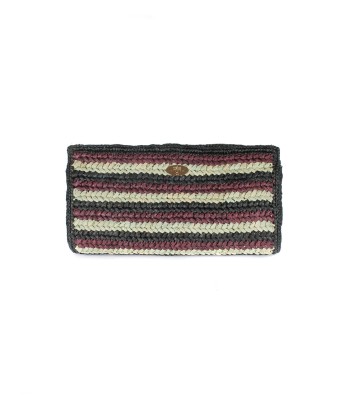 POCHETTE UPTOWN RAPHIA INDIGO hantent personnes