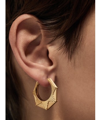 BOUCLE D'OREILLE NYC GRAND MODELE OR JAUNE ouvre sa boutique