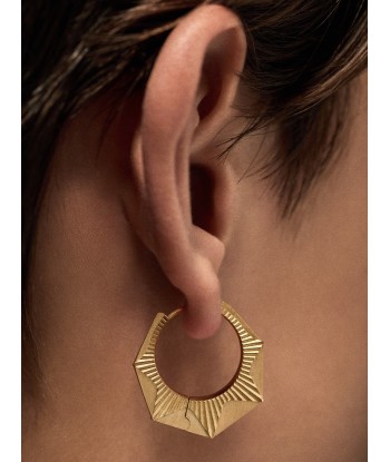 BOUCLE D'OREILLE NYC GRAND MODELE OR JAUNE ouvre sa boutique