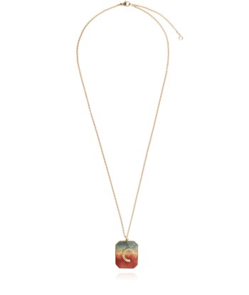 COLLIER ALPHABET ÉMAIL SUNSET C l'achat 