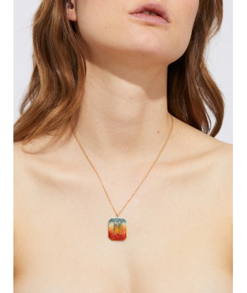 COLLIER ALPHABET ÉMAIL SUNSET M l'achat 