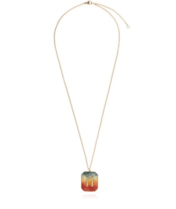 COLLIER ALPHABET ÉMAIL SUNSET M l'achat 