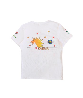 TEE SHIRT NEW KARMA BLANC en linge