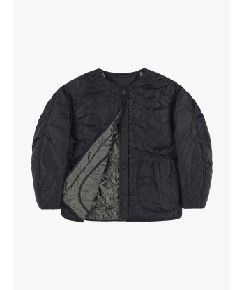 CROPPED QUILT NOIR ANTHRACITE outlet