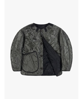 CROPPED QUILT NOIR ANTHRACITE outlet