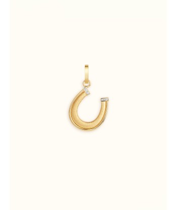 PENDENTIF HORSESHOE OR ET DIAMANTS Pour