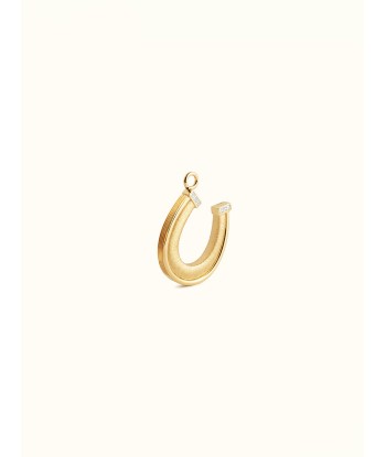 PENDENTIF HORSESHOE OR ET DIAMANTS Pour