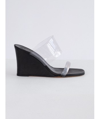 OLYMPIA WEDGE CALF BLACK chez Cornerstreet bien 