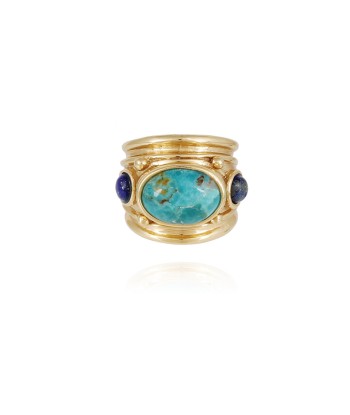 BAGUE SIMONE TURQUOISE livraison gratuite