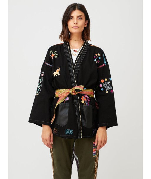 KIMONO BON VOYAGE NOIR shop