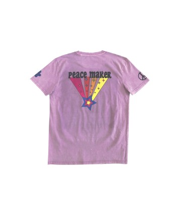 TEE SHIRT PEACE MAKER LILA Comparez plus de prix