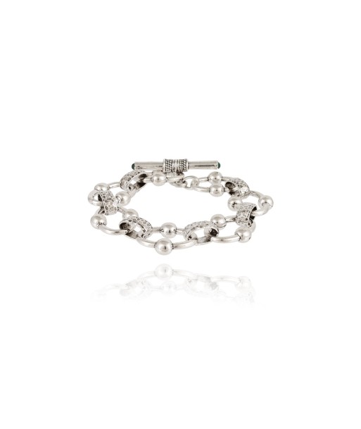 BRACELET MAILLONS RIVAGE ARGENT Amélioration de cerveau avec